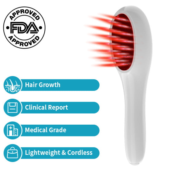 650nm Red Light Therapy Comb