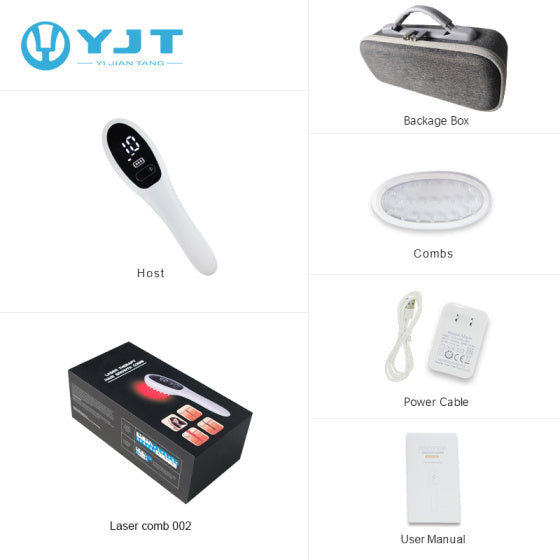 650nm Red Light Therapy Comb