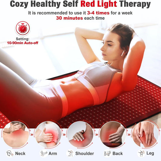 Full Body Red Light Therapy Mat — Built for Recovery, Designed for Longevity